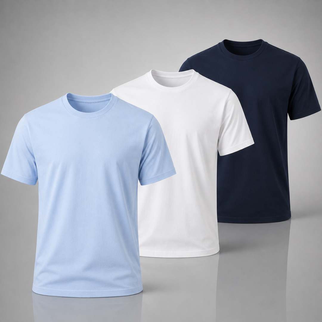 Set: 3 Premium T-Shirts – Klassisch und Komfortabel