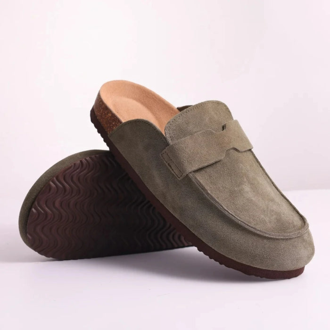 Herren-Sandale aus Wildleder